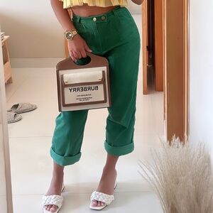 Green Capris for Women